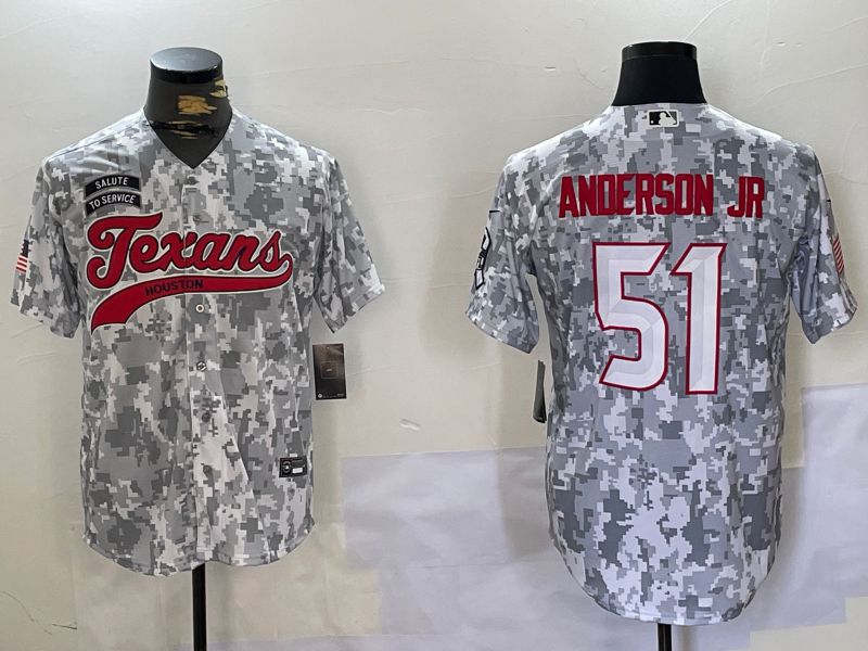 Men Houston Texans #51 Anderson jr Nike Arctic Camo 2024 Salute to Service Limited NFL Jersey style 3->houston texans->NFL Jersey